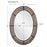 Haus Appeal Danbury 34x24in Wall Mirror | Distressed Oil Rubbed Bronze & Antique Gold Metal | 1in Bevel, Hangs Vertically or Horizontally | Model W00470