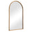 Haus Appeal Onnice 39x24in Arch Mirror | Antiqued Gold Leaf Iron Frame | Entryway & Powder Room Wall Mirror | 24 x 39 x 24 x 1.4 in | Model W00487