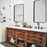 Haus Appeal Urbandique 38x24in Mirror | Contemporary Satin Black Iron & Glass | Entryway & Bedroom Accent | Rounded Corners | Model W00488