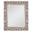 Haus Appeal Kenji 37x31in Mirror | Ornate Natural MDF Frame | Entryway & Bathroom Wall Mirror | 30.5 x 36.5 x 0.7 in, Vertical or Horizontal | Model W00489
