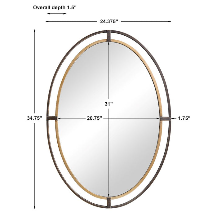 Haus Appeal Warner 35X24" Mirror
