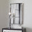 Haus Appeal Designs Founder 30x18in Wall Mirror | Stainless Steel Frame | Entryway & Bathroom Accent | 30 x 18 x 0.91 in, Vertical Mount | Model W00493