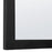 Haus Appeal Hadley 37x21in Arch Top Wall Mirror | Satin Black Iron Frame | Entryway & Bathroom Accent | 21 x 37 x 0.88 in, Vertical Mount | Model W00494
