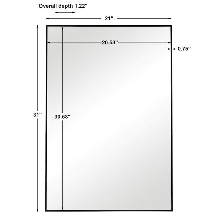 Haus Appeal Charles River 31X21" Mirror