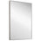 Haus Appeal Sawyer 31x21in Wall Mirror | Thin Silver Polystyrene Frame | Entryway & Bathroom Accent | Hang Vertical or Horizontal | Model W00501