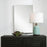 Haus Appeal Sawyer 31x21in Wall Mirror | Thin Silver Polystyrene Frame | Entryway & Bathroom Accent | Hang Vertical or Horizontal | Model W00501