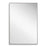 Haus Appeal Sawyer 31x21in Wall Mirror | Thin Silver Polystyrene Frame | Entryway & Bathroom Accent | Hang Vertical or Horizontal | Model W00501