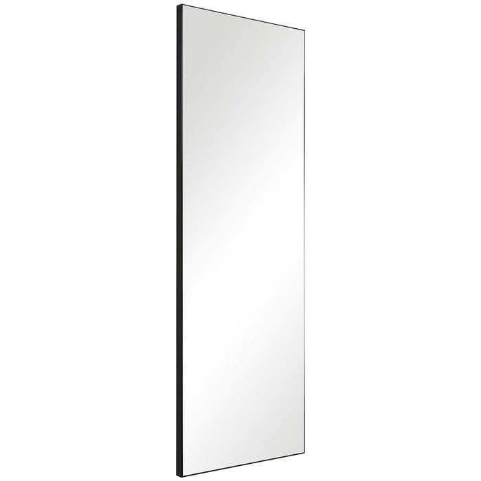 Haus Appeal Linney 60x20in Wall Mirror | Modern Mirror | Thin Black Polystyrene Frame | Entryway & Bedroom Contemporary Accent Mirror | Model W00503