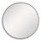 Haus Appeal Julius 34in Round Wall Mirror | Satin Black Aluminum Frame | Entryway & Bathroom Accent | 34 x 34 x 1.5 in | Model W00505