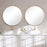 Haus Appeal Tatia 34in Round Wall Mirror | Brushed Gold Aluminum Frame | Foyer & Bathroom Accent Mirror | 34 x 34 x 1.5 in, Plain Mirror | Model W00512