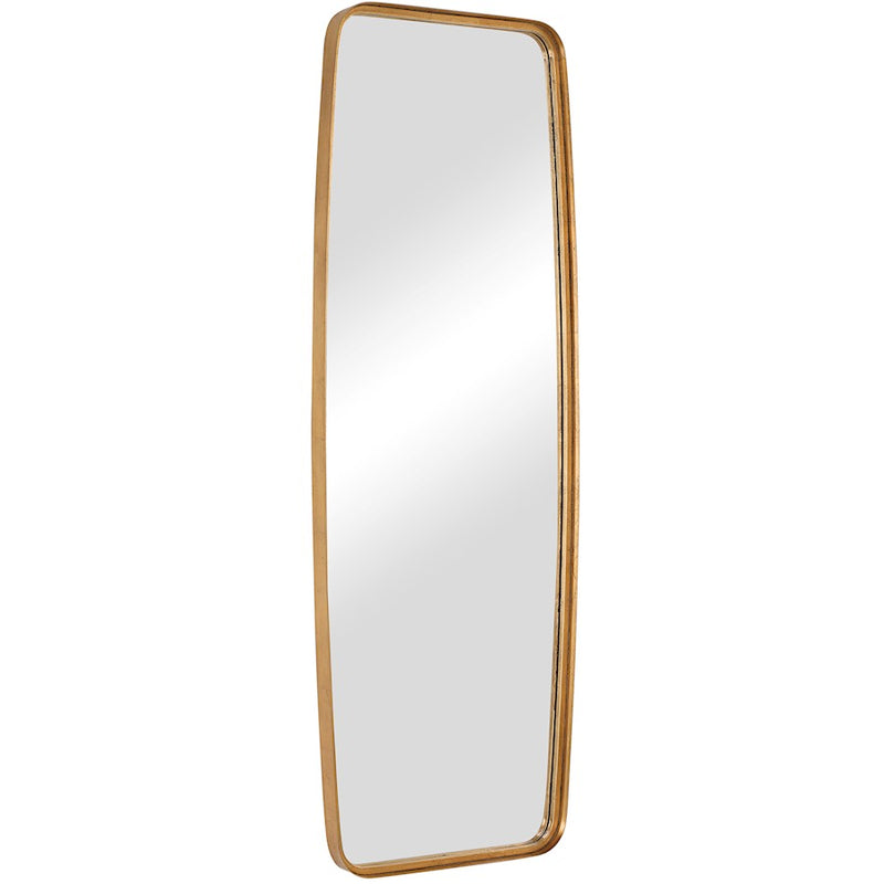 Haus Appeal Debut 60x21in Mirror | Gold Leaf Metal Frame | Entryway & Living Room Accent Mirror | 60 x 21 x 2 in, Vertical Mount | Model W00517
