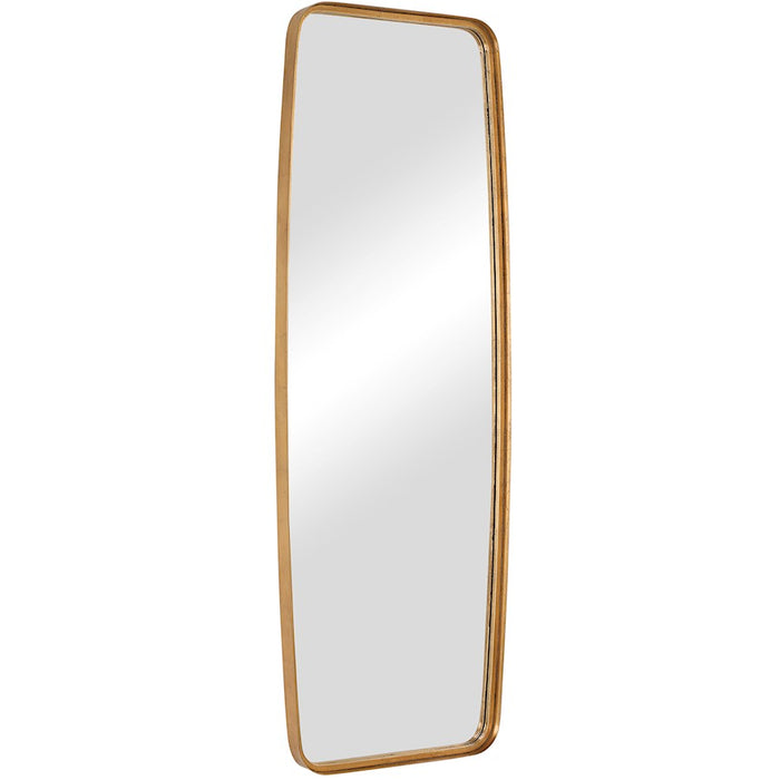 Haus Appeal Debut 60x21in Mirror | Gold Leaf Metal Frame | Entryway & Living Room Accent Mirror | 60 x 21 x 2 in, Vertical Mount | Model W00517