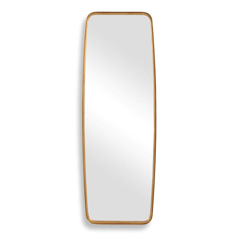 Haus Appeal Debut 60x21in Mirror | Gold Leaf Metal Frame | Entryway & Living Room Accent Mirror | 60 x 21 x 2 in, Vertical Mount | Model W00517
