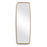 Haus Appeal Debut 60x21in Mirror | Gold Leaf Metal Frame | Entryway & Living Room Accent Mirror | 60 x 21 x 2 in, Vertical Mount | Model W00517
