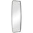 Haus Appeal Effie 60x21in Mirror | Silver Leaf Iron Frame | Full-Length Dressing & Entryway Mirror | 60 x 21 x 2 in, Vertical Mount | Model W00518