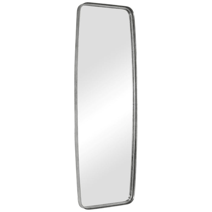 Haus Appeal Effie 60x21in Mirror | Silver Leaf Iron Frame | Full-Length Dressing & Entryway Mirror | 60 x 21 x 2 in, Vertical Mount | Model W00518
