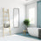 Haus Appeal Effie 60x21in Mirror | Silver Leaf Iron Frame | Full-Length Dressing & Entryway Mirror | 60 x 21 x 2 in, Vertical Mount | Model W00518