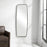 Haus Appeal Effie 60x21in Mirror | Silver Leaf Iron Frame | Full-Length Dressing & Entryway Mirror | 60 x 21 x 2 in, Vertical Mount | Model W00518