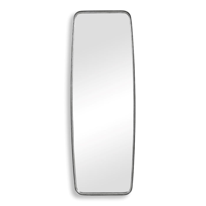 Haus Appeal Effie 60x21in Mirror | Silver Leaf Iron Frame | Full-Length Dressing & Entryway Mirror | 60 x 21 x 2 in, Vertical Mount | Model W00518