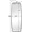 Haus Appeal Effie 60x21in Mirror | Silver Leaf Iron Frame | Full-Length Dressing & Entryway Mirror | 60 x 21 x 2 in, Vertical Mount | Model W00518