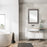 Haus Appeal Duncan 36x26in Wall Mirror | Silver-Tone PS Moulding Frame | Entryway & Powder Room Accent | 26 x 36 x 0.75 in | Model W00520