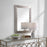 Haus Appeal Duncan 36x26in Wall Mirror | Silver-Tone PS Moulding Frame | Entryway & Powder Room Accent | 26 x 36 x 0.75 in | Model W00520