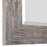Haus Appeal Duncan 36x26in Wall Mirror | Silver-Tone PS Moulding Frame | Entryway & Powder Room Accent | 26 x 36 x 0.75 in | Model W00520