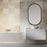 Haus Appeal McBride 32x20" Mirror | Modern Matte Black Engineered Polymer | Entryway & Bathroom Mirror | 20in x 32in, 0.75in Depth | Model W00523