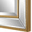 Haus Appeal Matteo 32x20in Wall Mirror | Bevel Mirrored Frame with Gold Beading | Entryway & Powder Room Accent | Vertical or Horizontal | Model W00538