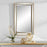 Haus Appeal Rexell 40x24in Wall Mirror | Gold Organic Textured PS & Beveled Mirror Frame | Entryway & Bathroom Accent | Vertical/Horizontal | Model W00553