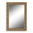 Haus Appeal Astrid 35x25in Wall Mirror | Coastal Design with Wrap that Resembles Rattan | Entryway & Powder Room Accent | Model W00561