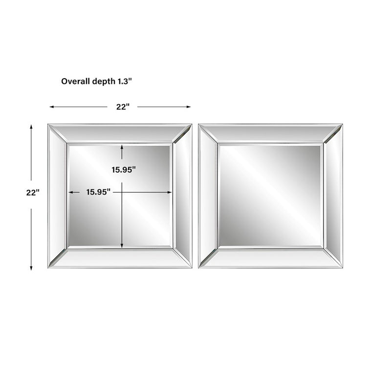 Haus Appeal Lancaster 22X22" Mirror