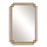 Haus Appeal Ryder 34x22in Mirror | Overlapping Frames in Brushed Gold | Entryway & Bathroom Mirror | Vertical or Horizontal Hang | Model W00567