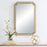 Haus Appeal Ryder 34x22in Mirror | Overlapping Frames in Brushed Gold | Entryway & Bathroom Mirror | Vertical or Horizontal Hang | Model W00567