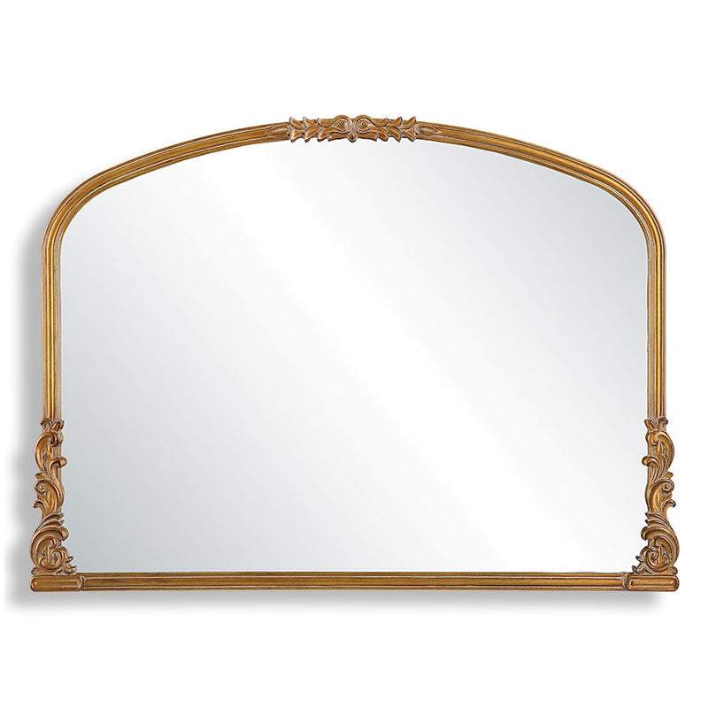 Haus Appeal Donavan 28x38in Mirror | Baroque Antique Gold Ornate Wall Mirror | Living Room & Mantel Accent | 38W x 28H, MDF/Mirror | Model W00573