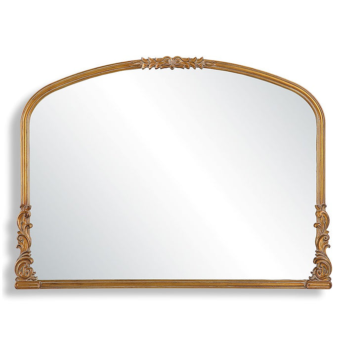 Haus Appeal Donavan 28x38in Mirror | Baroque Antique Gold Ornate Wall Mirror | Living Room & Mantel Accent | 38W x 28H, MDF/Mirror | Model W00573