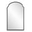 Haus Appeal Braxton 36x22in Mirror | Satin Black Metal Frame | Bathroom Vanity & Foyer Accent Mirror | 21.75 x 36 x 1 in, Vertical Mount | Model W00577