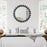 Haus Appeal Barrett 34in Round Wall Mirror | Modern Matte Black | Entryway & Living Room Accent Mirror | 33.88 x 33.88 x 1.62 in, 12 lbs | Model W00578