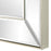 Haus Appeal Avery 34x23in Rectangular Wall Mirror | Beveled Mirror and Nickel Frame | Entryway & Bathroom Accent | 34 x 23 x 1.25 in | Model W00589
