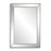 Haus Appeal Avery 34x23in Rectangular Wall Mirror | Beveled Mirror and Nickel Frame | Entryway & Bathroom Accent | 34 x 23 x 1.25 in | Model W00589