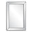 Haus Appeal Preston 34x23in Rectangular Wall Mirror | Mirrored and Dark Bronze | 34H x 23W, Vertical or Horizontal Hang | Model W00590