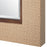 Haus Appeal Emerson 38x28in Wall Mirror | Coastal Basket Weave Frame | Bathroom & Entryway Wall Mirror | 28 x 38 in, Dark Brown Liner, Moisture-Resistant | Model W00591