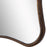 Haus Appeal Lennox 36x24in Arch Wall Mirror with Scalloped Edges | Antique Bronze & Gold Frame | Entryway & Bathroom Accent | Beveled Edge | Model W00592