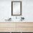 Haus Appeal Aida 36x24in Wall Mirror | Warm Silver Beaded Frame | Entryway & Bathroom Accent | 1.25 x 24 x 36 in | Vertical/Horizontal Mount | Model W00595