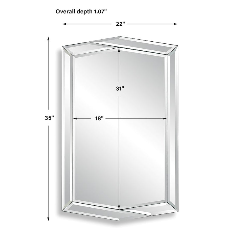 Haus Appeal Rennes 35X22" Mirror