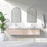Haus Appeal Brockton 34x22in Arch Mirror | Satin Black Iron & Glass | Foyer & Bathroom Accent Mirror | 22 x 34 x 1 in, Vertical Mount | Model W00604