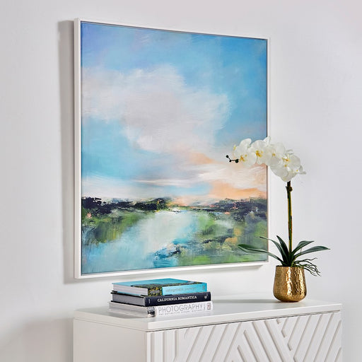 Haus Appeal The River Glows Framed Canvas