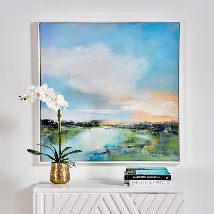 Haus Appeal The River Glows Framed Canvas