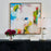Haus Appeal Dream Of Isles Framed Canvas