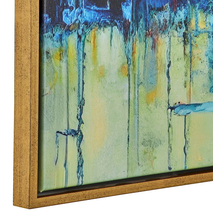 Haus Appeal Sunset Over Calm Water Framed Canvas